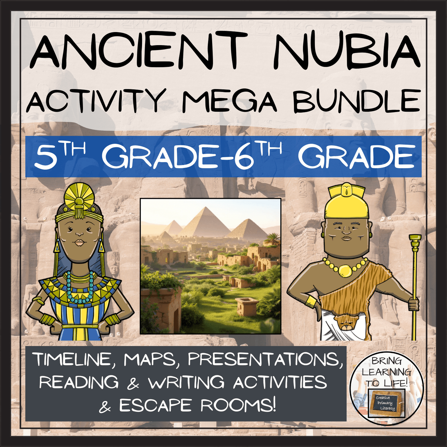 Ancient Nubia Mega Bundle of Activities | 5th Grade & 6th Grade