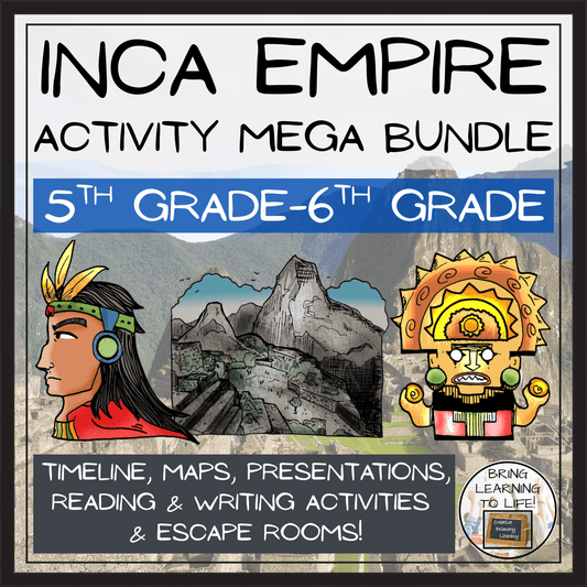 Inca Empire Mega Bundle of Activities | 5th Grade & 6th Grade