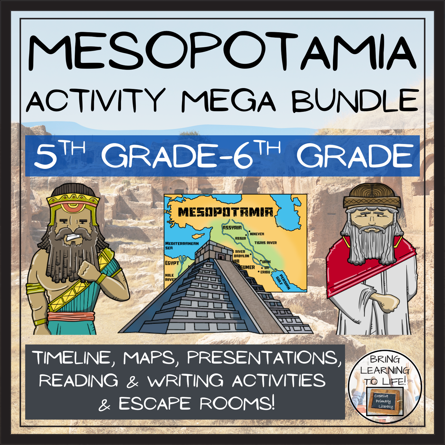 Ancient Mesopotamia Mega Bundle of Activities | 5th Grade & 6th Grade