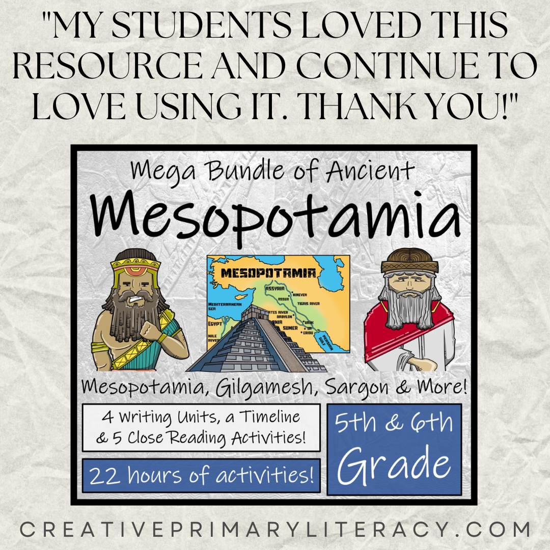 Ancient Mesopotamia Mega Bundle of Activities | 5th Grade & 6th Grade