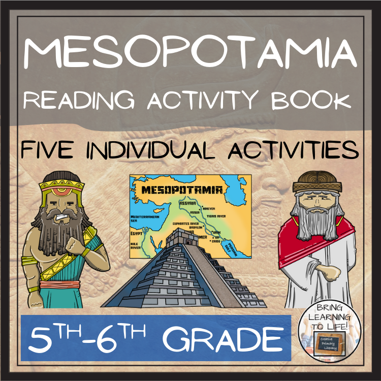 Ancient Mesopotamia Close Reading Comprehension Book | 5th Grade & 6th Grade