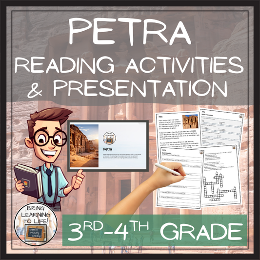 Petra Close Reading Comprehension Activities | 3rd & 4th Grade