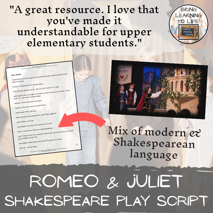 Romeo and Juliet | A Play Script for Young Performers