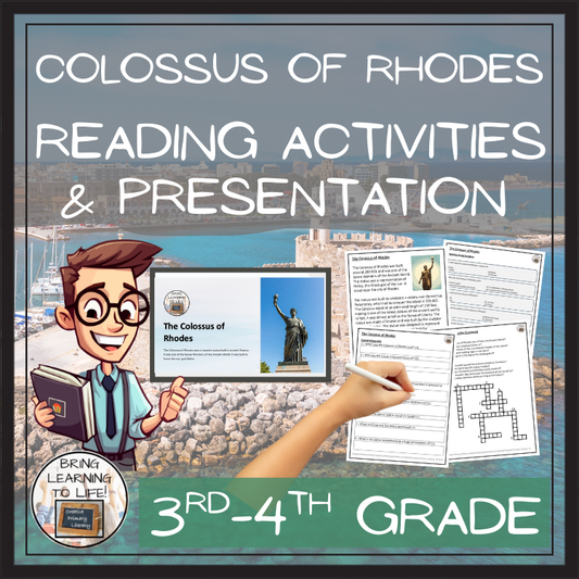 Colossus of Rhodes Close Reading Activities | 3rd Grade & 4th Grade