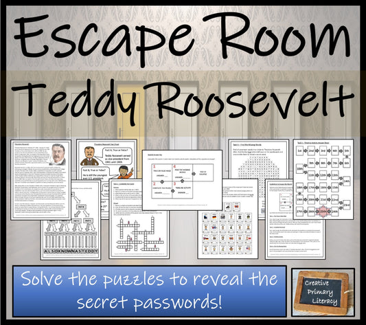 Theodore Roosevelt Escape Room Activity