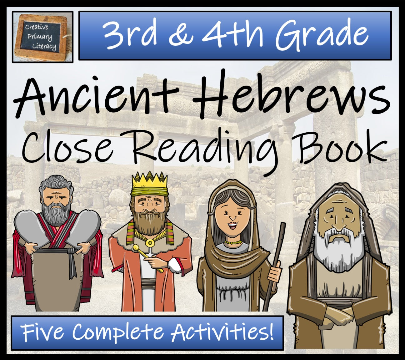 Ancient Hebrews Close Reading Comprehension Book | 3rd Grade & 4th Grade