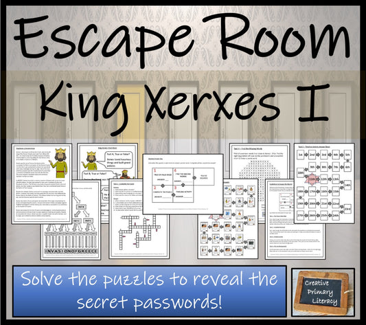 King Xerxes I Escape Room Activity