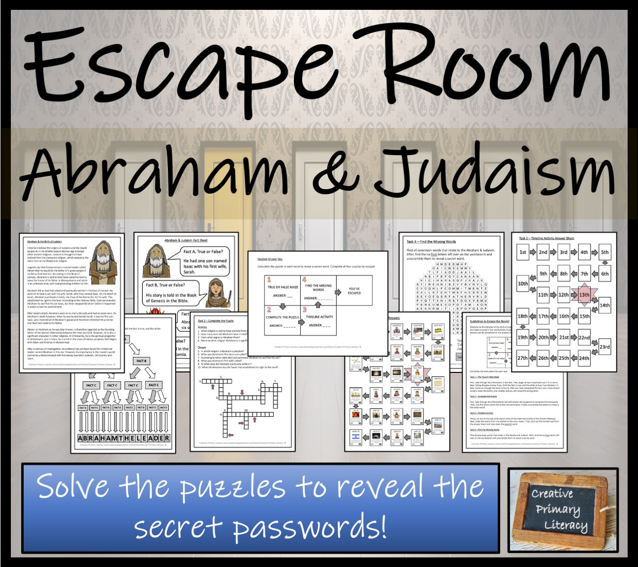 Abraham and the Birth of Judaism Escape Room Activity