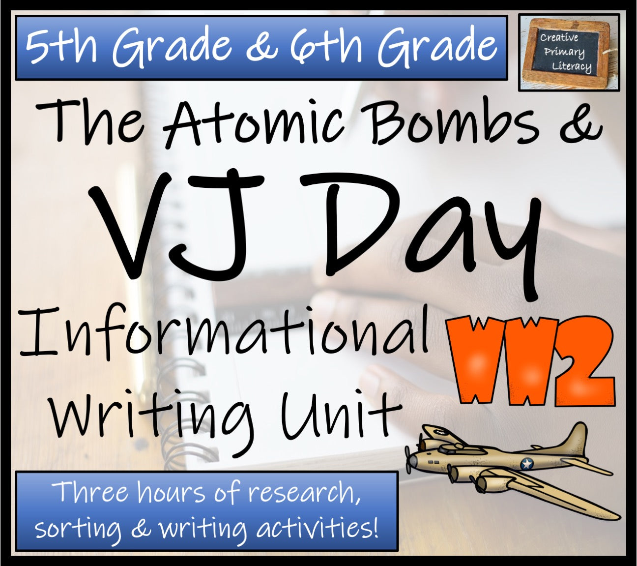 Atomic Bombs & VJ Day Informational Writing Unit | 5th Grade & 6th Grade