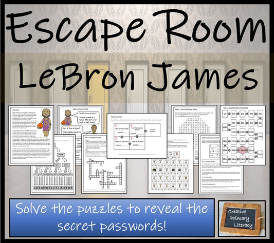 LeBron James Escape Room Activity