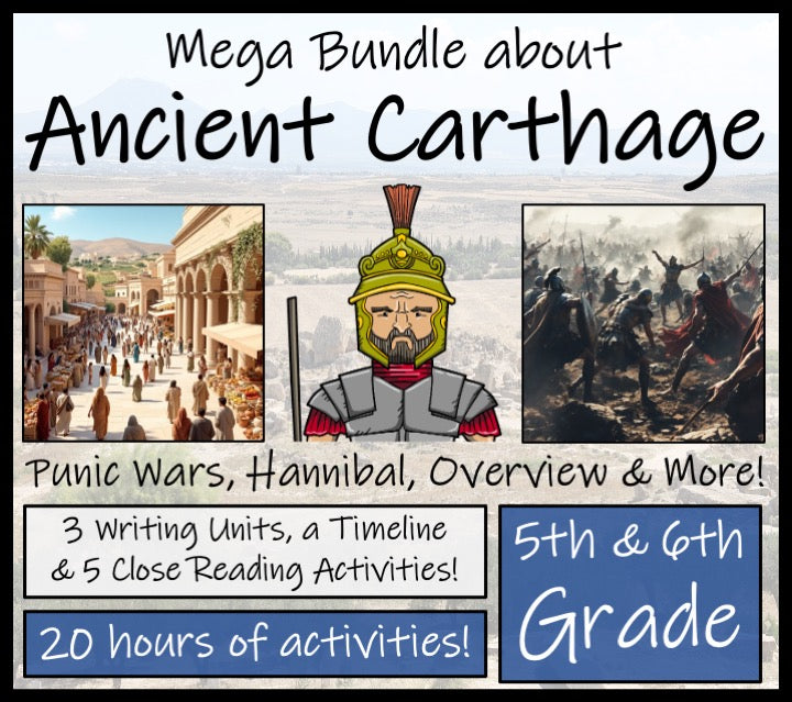 Carthaginian Empire Mega Bundle of Activities | 5th Grade & 6th Grade