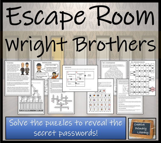 Wright Brothers Escape Room Activity