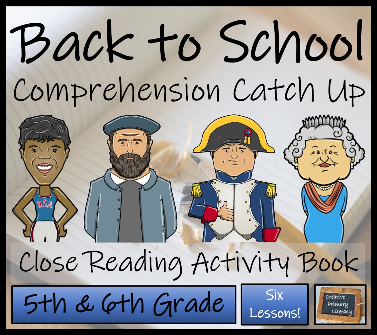 Back to School Comprehension Catch Up Close Reading Book | 5th Grade & 6th Grade