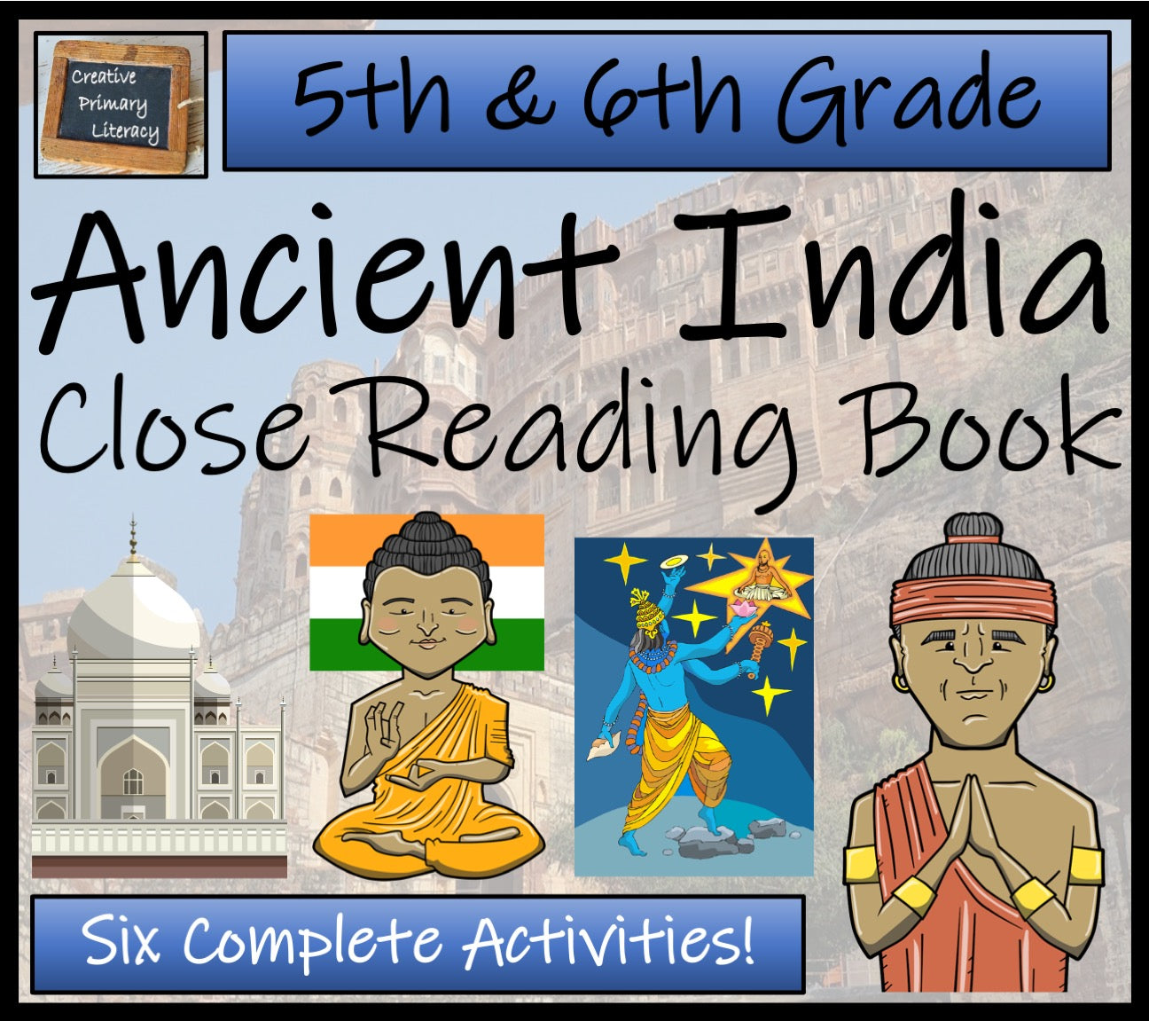 Ancient India Close Reading Comprehension Book | 5th Grade & 6th Grade