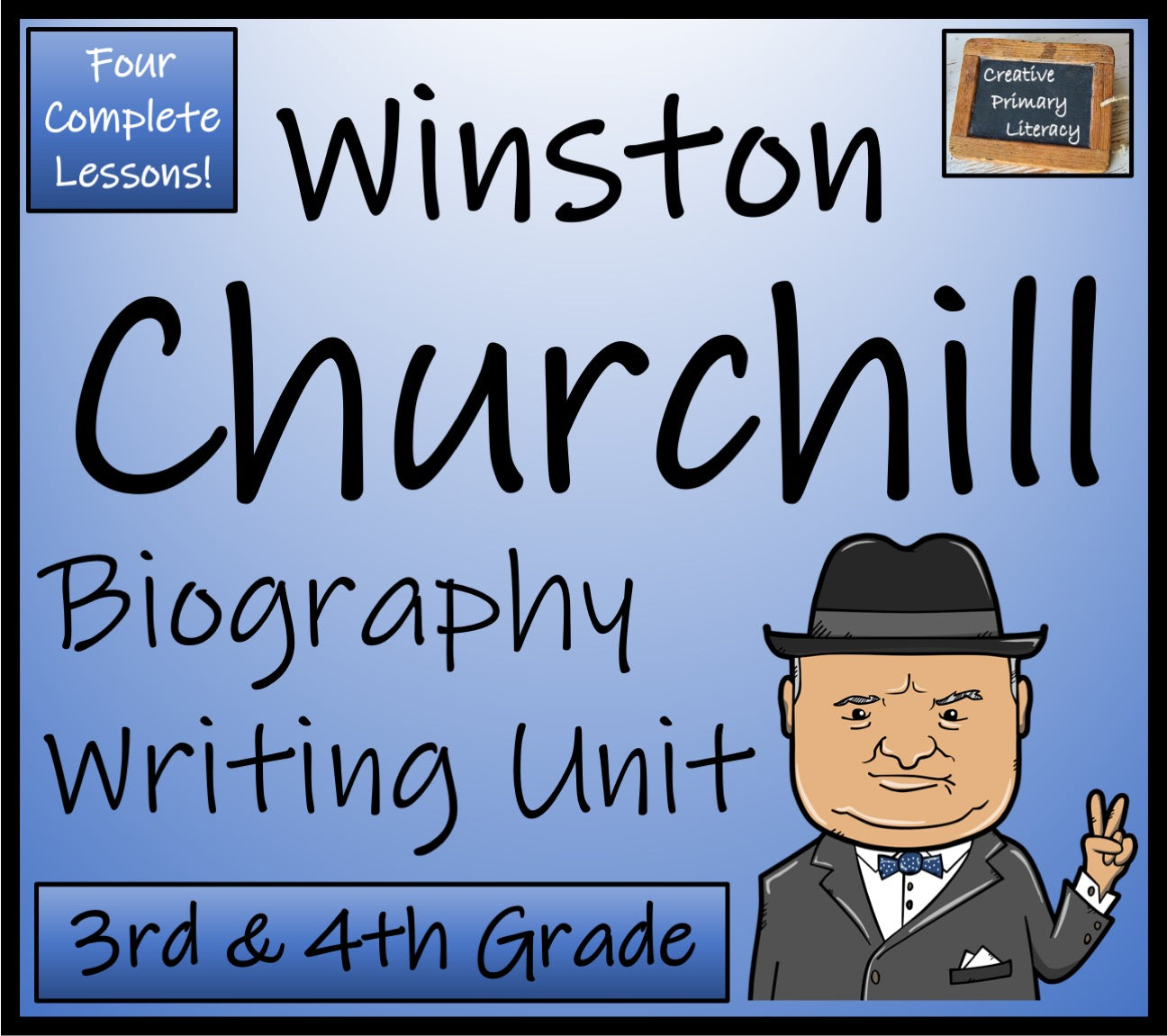 Winston Churchill Biography Writing Unit | 3rd Grade & 4th Grade