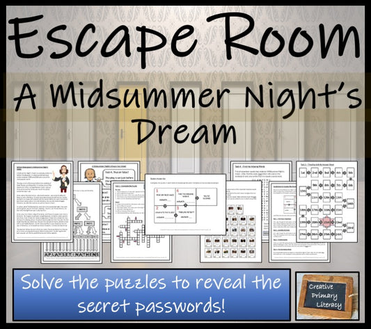 A Midsummer Nights Dream Escape Room Activity