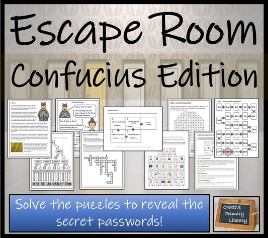 Confucius Escape Room Activity