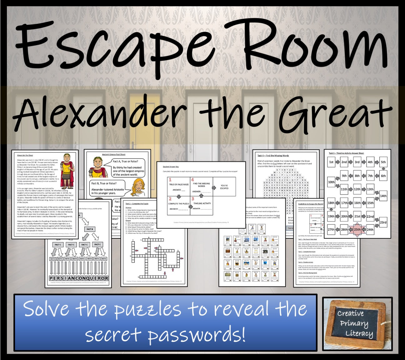 Alexander the Great Escape Room Activity