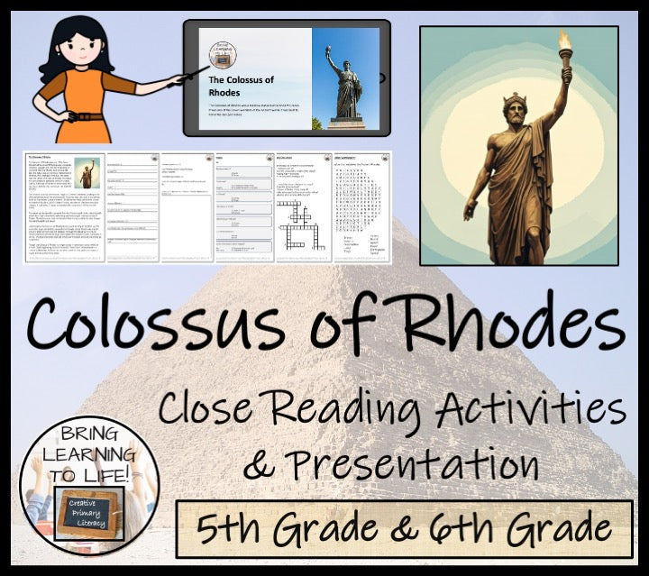 Colossus of Rhodes Close Reading Activities | 5th Grade & 6th Grade