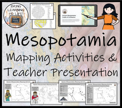 Ancient Mesopotamia Map Activities and Presentation – Creative Primary ...