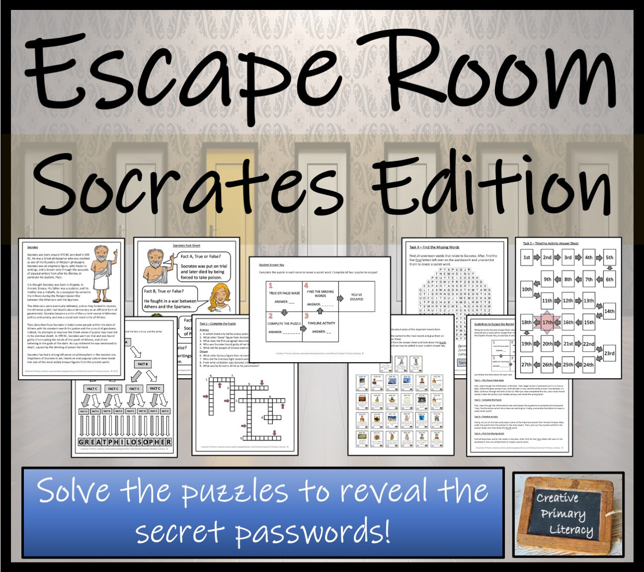 Socrates Escape Room Activity