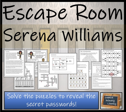 Serena Williams Escape Room Activity