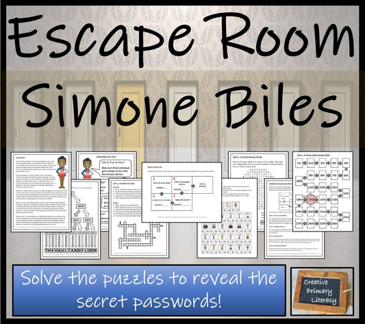 Simone Biles Escape Room Activity