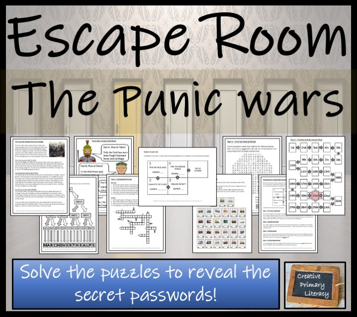 The Punic Wars Escape Room Activity