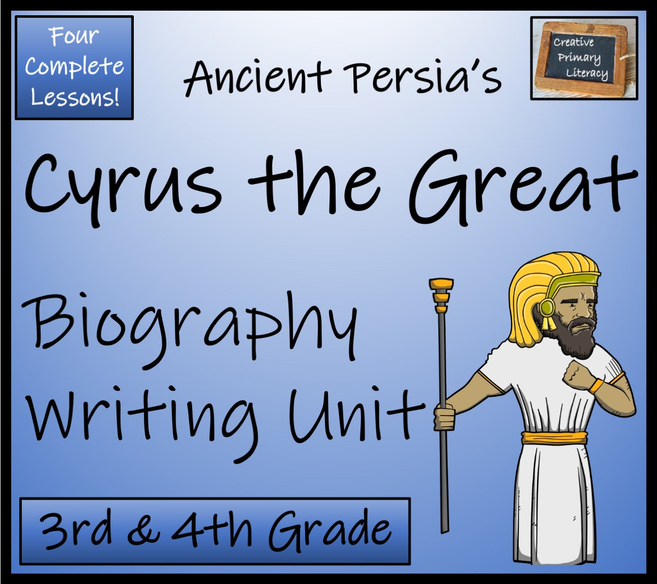 Cyrus the Great Biography Writing Unit | 3rd Grade & 4th Grade