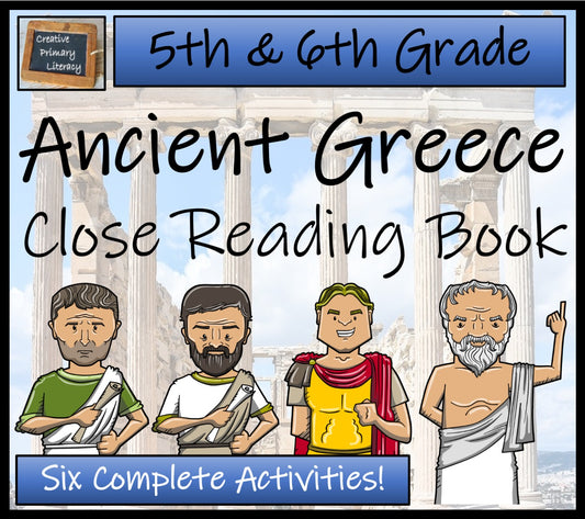 Ancient Greece Close Reading Comprehension Book | 5th Grade & 6th Grade