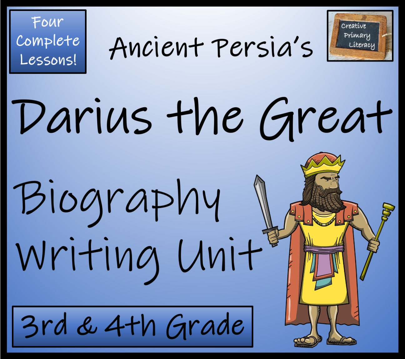 Darius the Great Biography Writing Unit | 3rd Grade & 4th Grade