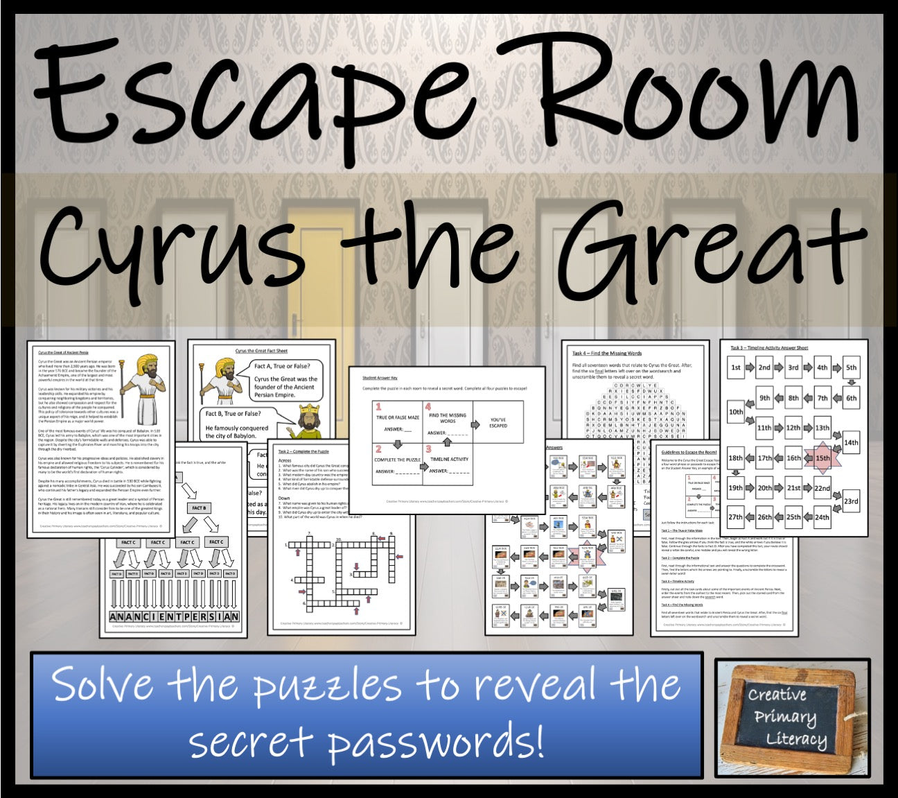 Cyrus the Great Escape Room Activity