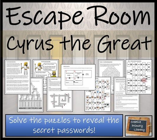 Cyrus the Great Escape Room Activity