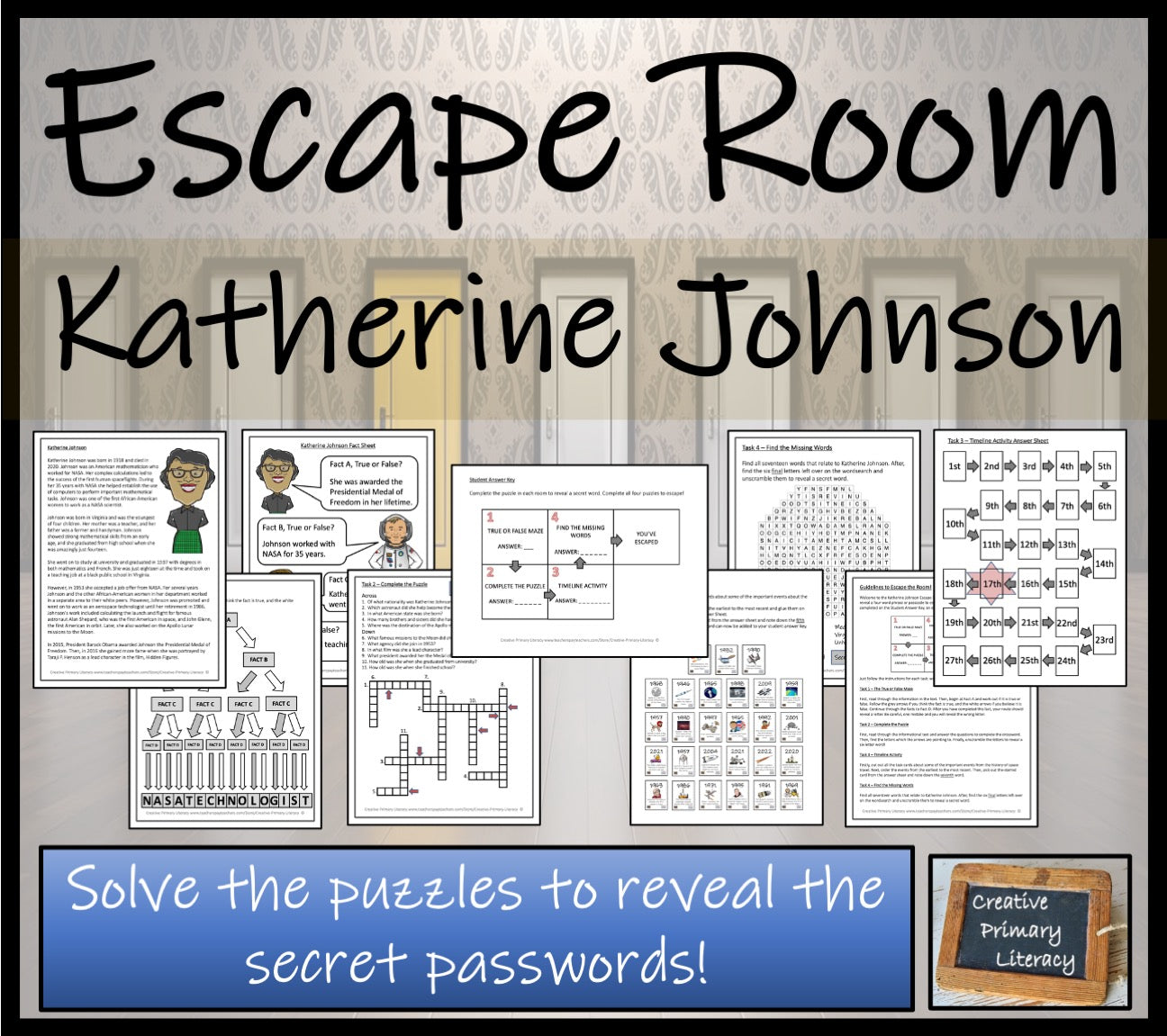 Katherine Johnson Escape Room Activity