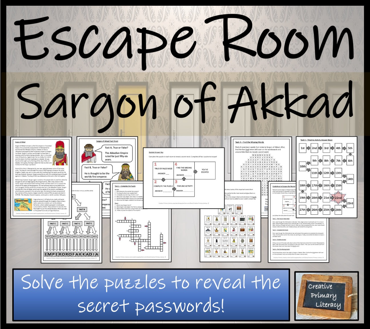 Sargon of Akkad Escape Room Activity