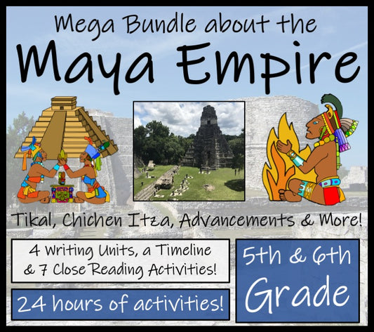 Maya Empire Mega Bundle of Activities | 5th Grade & 6th Grade