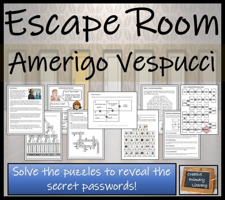 Amerigo Vespucci Escape Room Activity