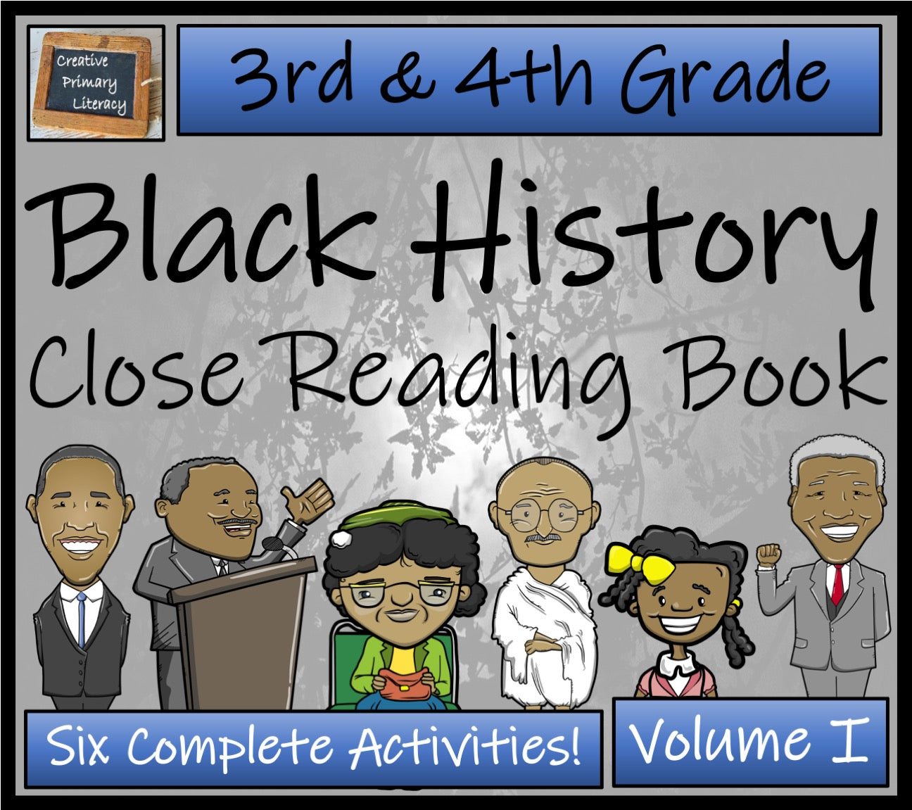 Black History Close Reading Comprehension Book | 3rd Grade & 4th Grade