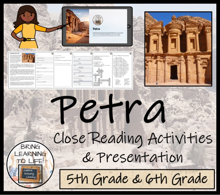 Petra Close Reading Comprehension Activity | 5th Grade & 6th Grade