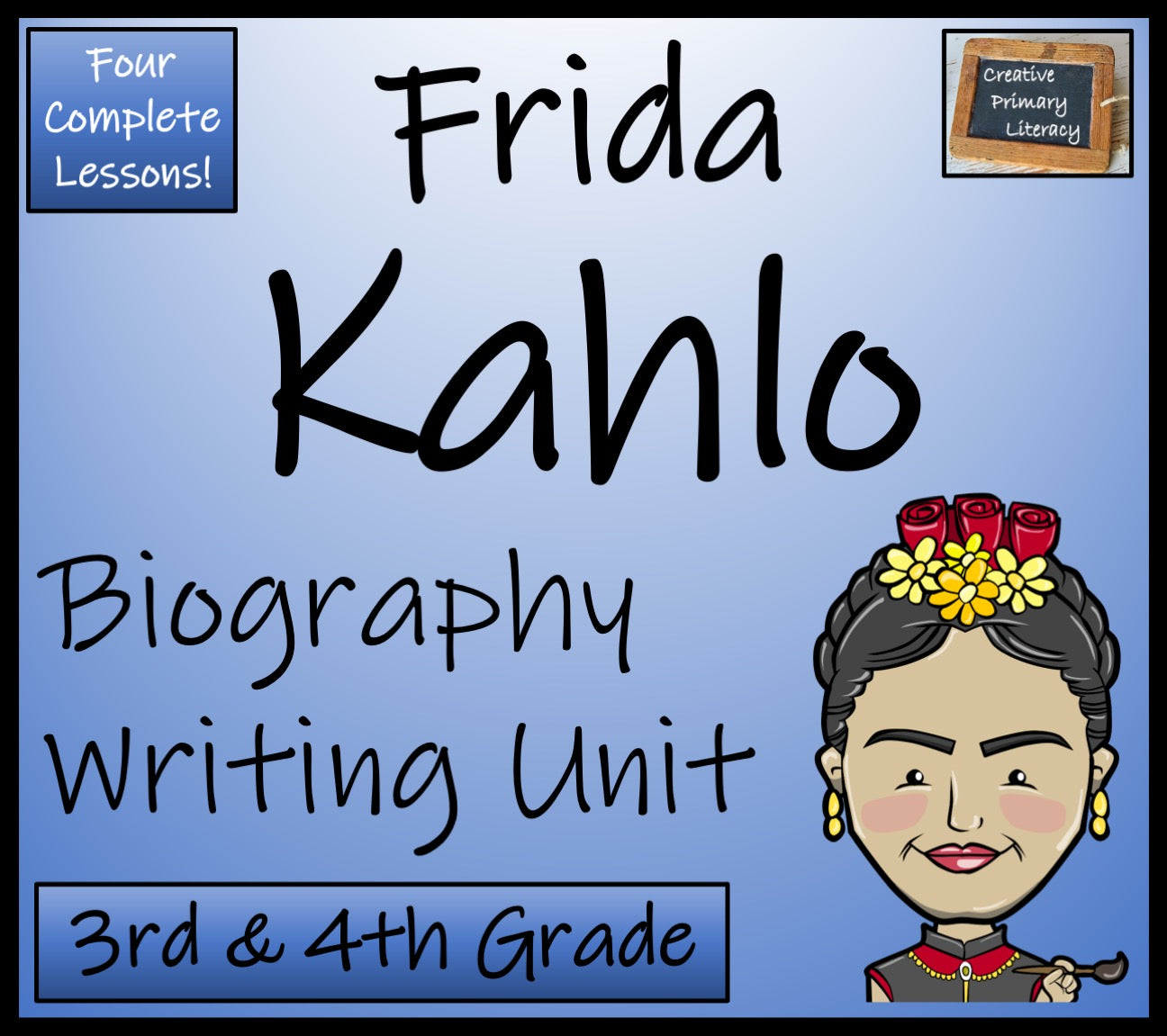 Frida Kahlo Biography Writing Unit | 3rd Grade & 4th Grade