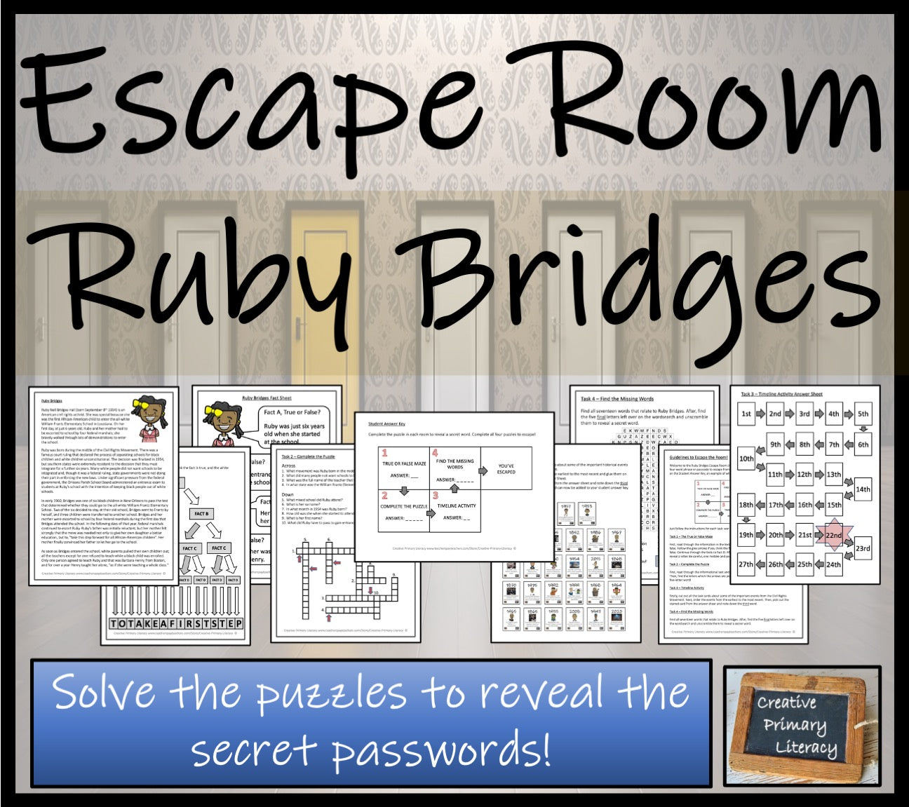 Ruby Bridges Escape Room Activity