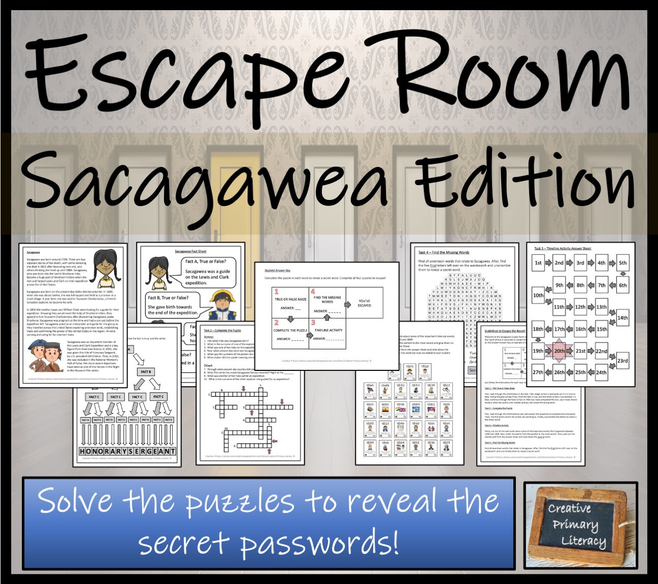 Sacagawea Escape Room Activity