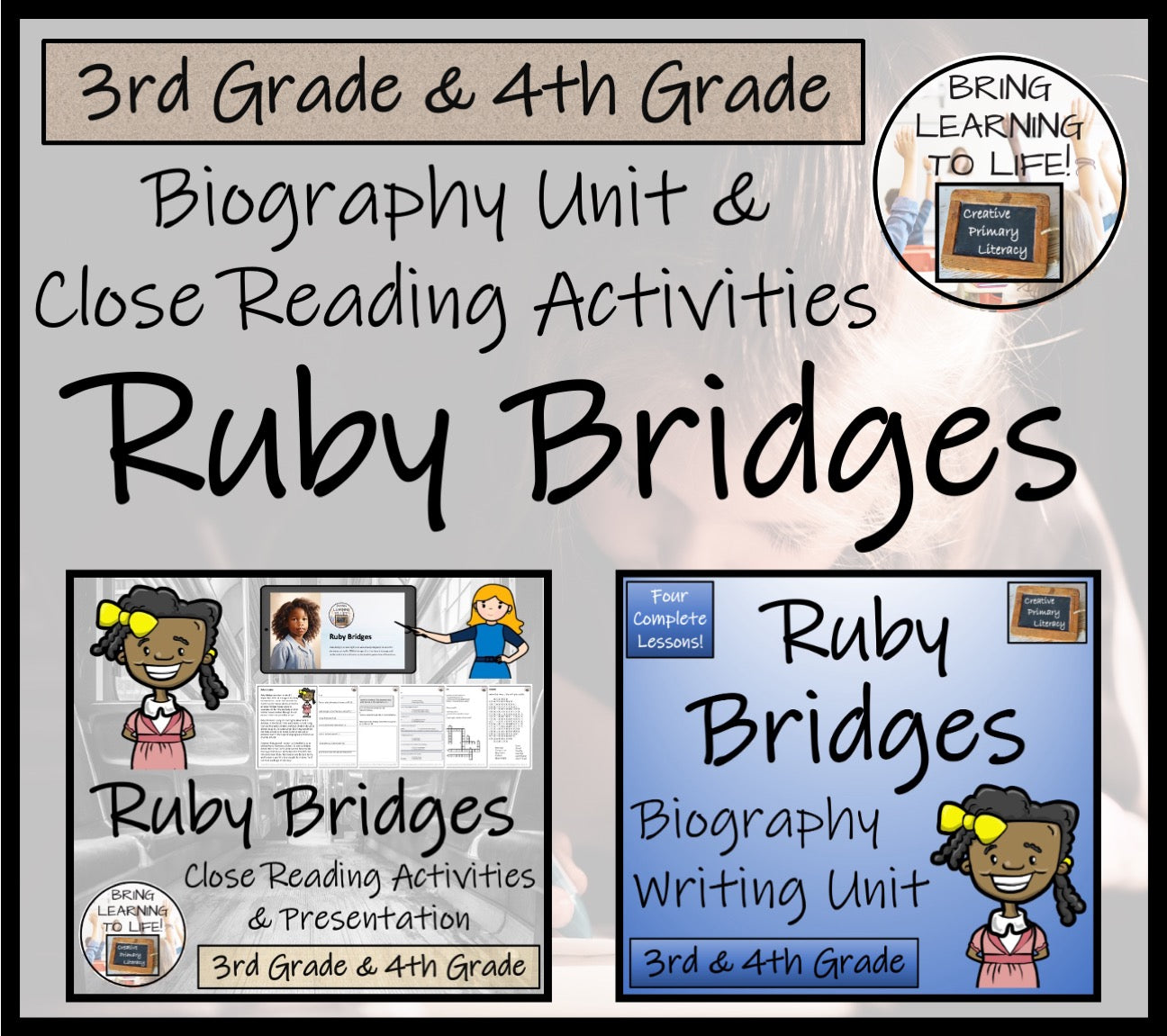 Ruby Bridges Close Reading & Biography Bundle | 3rd Grade & 4th Grade