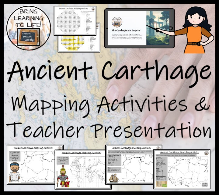 Ancient Carthage Map Activities and Presentation