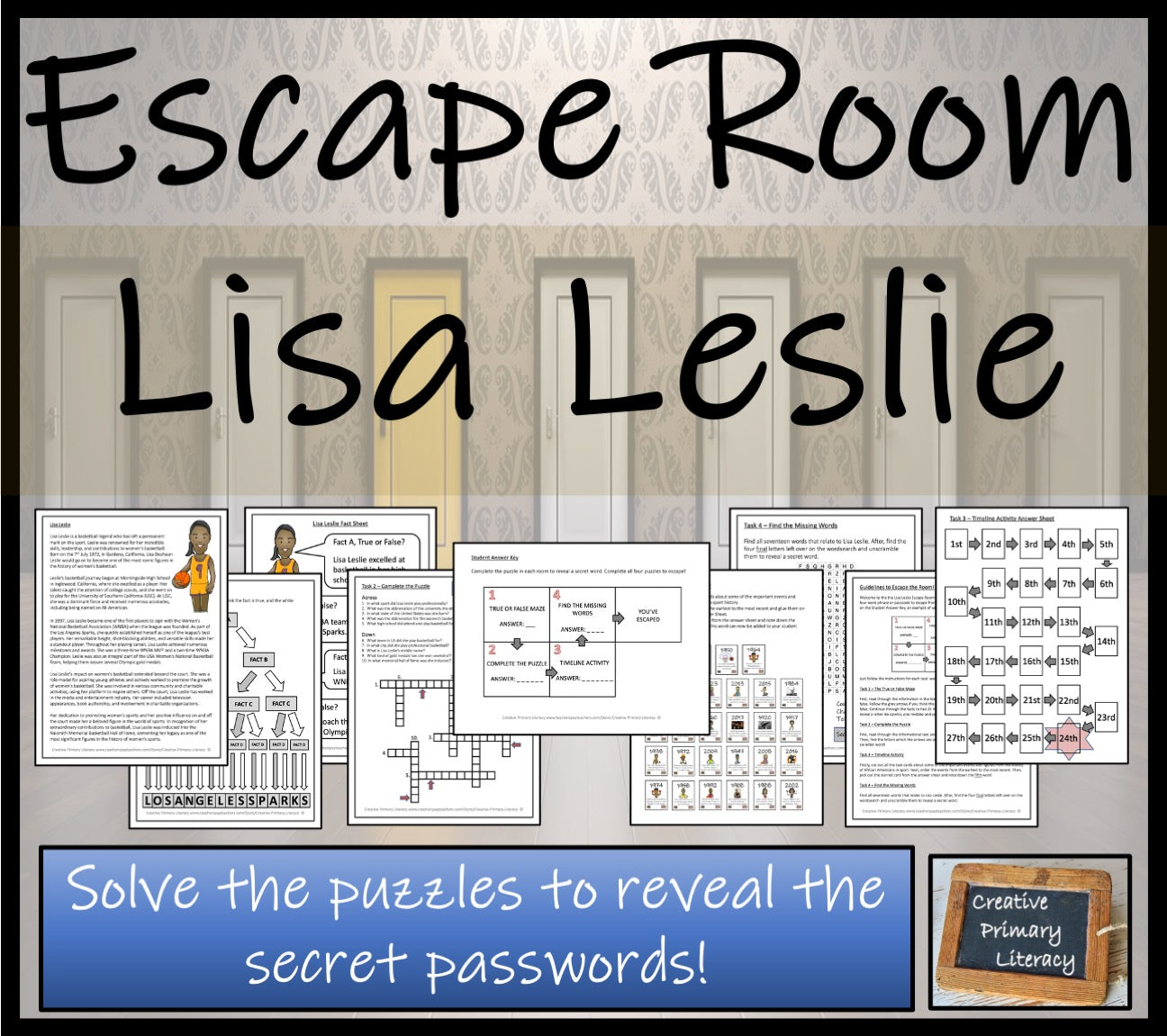 Lisa Leslie Escape Room Activity