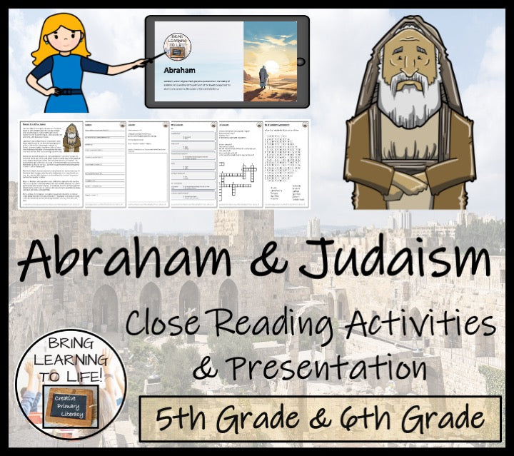 Abraham and the Birth of Judaism Close Reading Activities | 5th Grade & 6th Grade