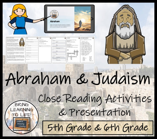 Abraham and the Birth of Judaism Close Reading Activities | 5th Grade & 6th Grade