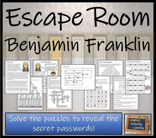 Benjamin Franklin Escape Room Activity