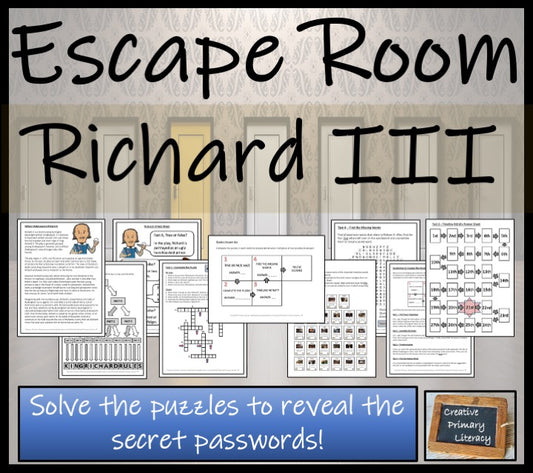Shakespeare's Richard III Escape Room Activity