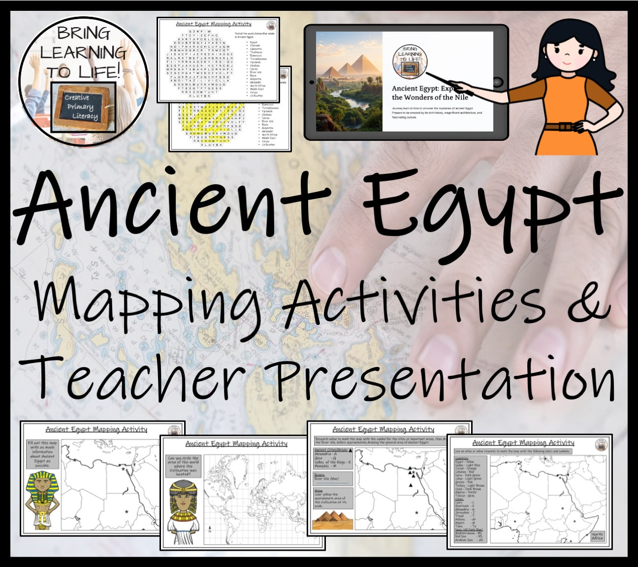 Ancient Egypt Map Activities and Presentation